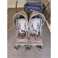 Chelino Tico Twin Stroller brand new opened for pictures LAST ONE BASRGAIN