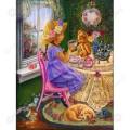 5D DIY FULL DRILL DIAMOND PAINTING BY NUMBER - TEA PARTY WITH TEDDY