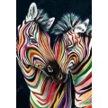 5D DIY FULL DRILL DIAMOND PAINTING BY NUMBER - ZEBRA