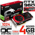 MSI Geforce GTX 960 Gaming 4GB***Retail R4300***