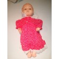 Vintage Doll with dress - good condition