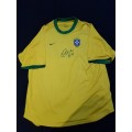 Ronaldinho Signed Brazil Soccer Shirt