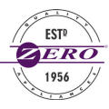 Zero Appliances 265L Gas Fridge/Freezer White Shop Soiled