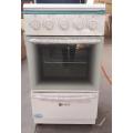 Zero Appliances 4 Burner White Gas Stove - FACTORY SECONDS (NOT BOXED)