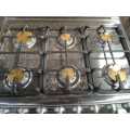 6 BURNER STAINLESS STEEL GAS STOVE WITH GAS OVEN AND FFD - SHOP SOILED - NOT BOXED
