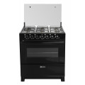 Zero Appliances 6 Burner Gas Stove With FFD On All Functions  Black - SHOP SOILED