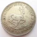 A 1958 SOUTH AFRICAN FIVE SHILLING
