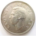 A 1952 SOUTH AFRICAN SILVER FIVE SHILLING