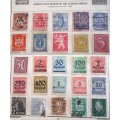 3 PAGES OF GERMAN STAMPS