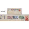 A LOT OF VARIOUS ROYALTY STAMPS PLUS 2 1947 FDC