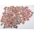 HUNDREDS AND HUNDREDS OF SOUTH AFRICAN STAMPS ON AND TAKEN OFF ENVELOPES--UNRESEARCHED