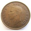 1944 SOUTH AFRICAN QUARTER PENNY--GOOD DETAIL