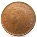 1950 SOUTH AFRICAN QUARTER PENNY--GOOD DETAIL