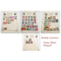 BRITISH COLONIAL STAMPS HINGED