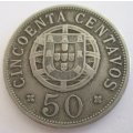 A 1927 ANGOLA 50 CENTAVOS AND 2 X1 ESCUDO 1953 and 1956