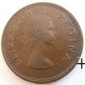 1958 SOUTH AFRICAN  PENNY---XF--GOOD  DETAIL