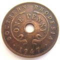 A 1947 SOUTHERN RHODESIA PENNY