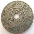 A 1938 SOUTHERN RHODESIA PENNY---LOW MINTAGE 240,000