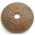 A 1942 SOUTHERN RHODESIA PENNY--LOW MINTAGE 960,00