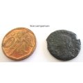 AUTHENTIC CONSTANTINE II SON OF THE GREAT ANCIENT ROMAN COIN LEGION WAR SOLDIERS