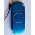 PSP 3000 - vibrant blue  version 6.6- excellent condition