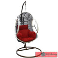 poly rattan swing chair