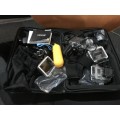 GOPRO HERO 3+ WITH  USB CABLE AND ALOT OF ACCESSORIES . GOOD CONDITION