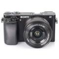 Sony Alpha a6000 Mirrorless Digitial Camera 24.3MP SLR Camera with 3.0-Inch LCD (Black) w/ 16-50mm