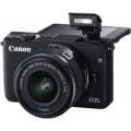 18 MP Canon EOS M10  BODY + 15-45 MM IS STM CANON LENS *128 GB MEMORY CARD*BATTERY & CHARGER