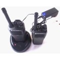 MOTOROLA CP040 4Channel Two WAY RADIO SET, WITH CHARGING DUCT AND POWER SUPPLY