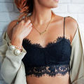 ***IN STOCK!!!***Sexy Women Seamless Lace Bra Prevent Exposed Push Up Camisole Wrapped Chest