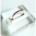 ***IN STOCK!!*** 9CT SOLID GOLD, 0.8 GRAM, 2MM WIDE WEDDING RING SIZE 8