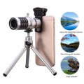 ***IN STOCK***12X Optical Phone Camera Lens with Tripod, Hizek Manual Focus Telescope Zoom Kit with