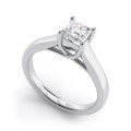 "IN STOCK"   Genuine 18K WHITE Gold 0.51ct diamond engagement ring