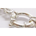 **IN STOCK!!**HEAVY!! BOUCHER STERLING SILVER BRACELET WITH SIGNORETTI CLASP