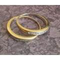 ***IN STOCK!!*** 2 X rings - 4 gram 18ct gold set with .40ct Channel set diamonds
