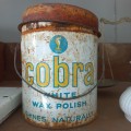 Vintage Cobra polish tin