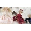Vintage Miniature porcelain dolls