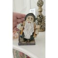 Swiss style resin father Xmas ornament