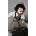 Beautiful vintage clown doll