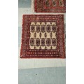 Small square Persian rug