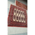 Small square Persian rug