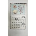Metal wall hanging calender with magnets
