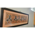 Lovely African style framed print