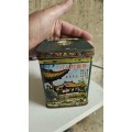 Vintage oriental tea tin