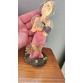 Unique small resin old lady ornament