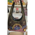 Handmade ladies bag with sequence