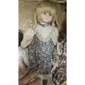 Beautiful vintage Porcelain doll