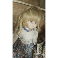 Beautiful vintage Porcelain doll