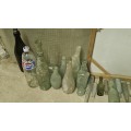 Collection of antique bottles